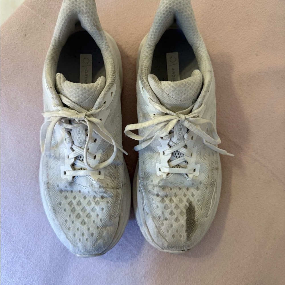 Hoka White Women's Sneakers
